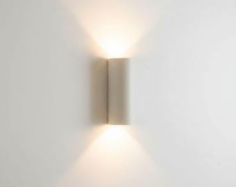 Cove Glow wandlamp | Eenvoudig te installeren gipsen wandkandelaar | Overschilderbare uplighter | Inclusief led | Handgemaakt VK