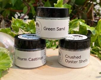 Hermit Crab Essential Mixes – Calcium, Green Sand & Worm Castings