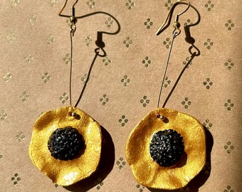 "Amélie" gold earrings