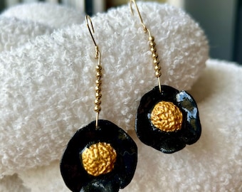 "Clarisse" long earrings