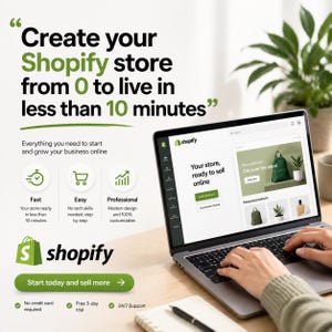 Handleiding voor het opzetten van een Shopify-winkel, Hoe begin je een Shopify-winkel, Gids voor e-commerce beginners, Online zakendoen, Digitale download