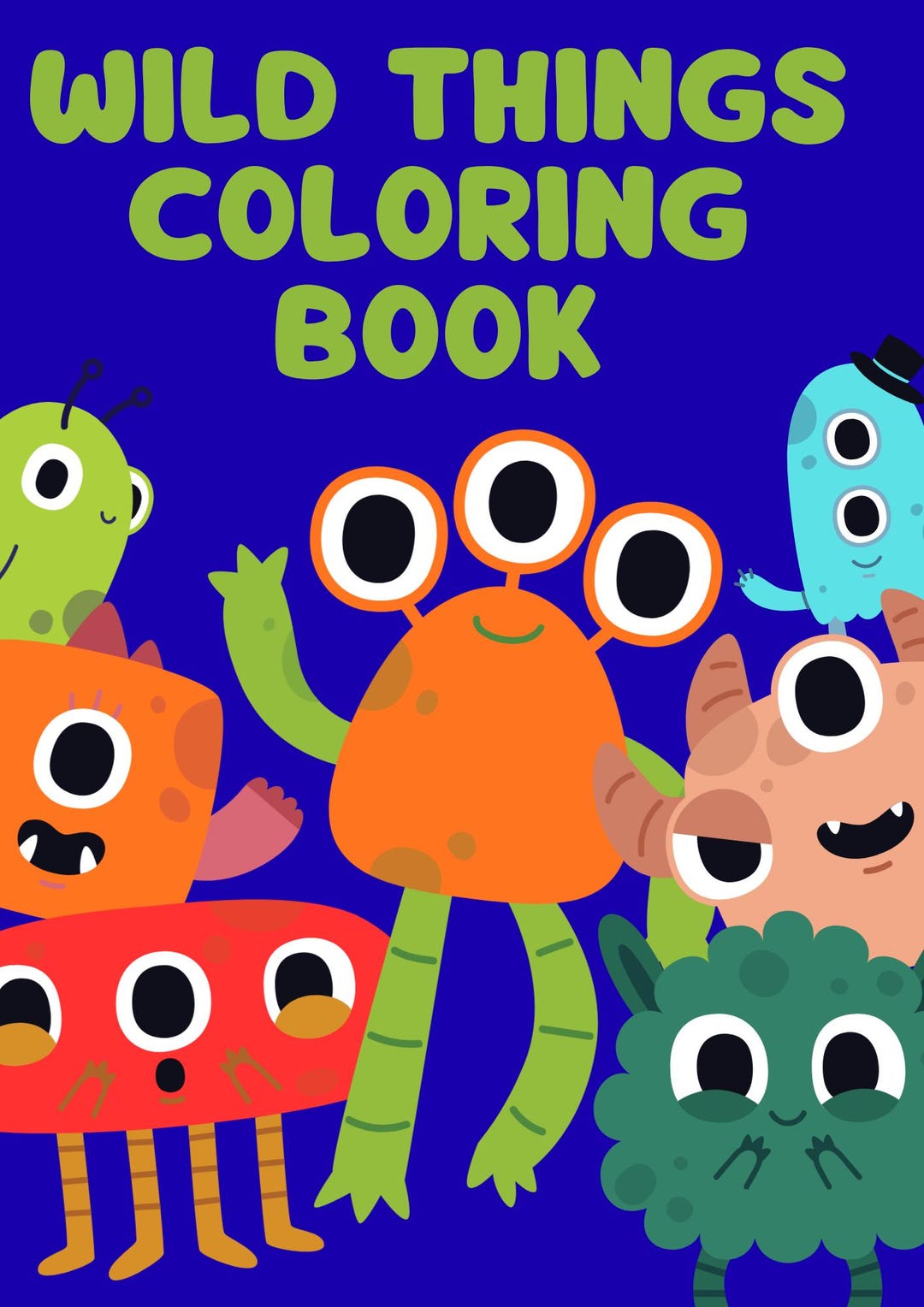 Wild Things Coloring Book - Etsy