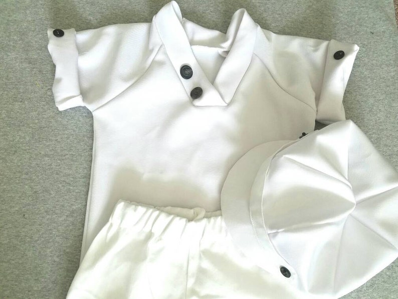 Baby boy baptism outfit, baby boy christening outfit, baby boy blessing outfit, baby boy white suit image 4