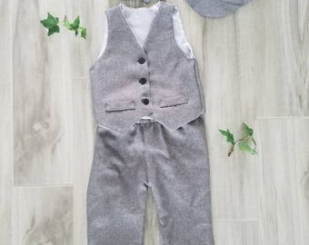 Boy Ring Bearer Outfit, Boy Baptism Outfit, Boy Christening Outfit, Boys Ring Bearer Outfit, Boys Suit, Boys Baptism Outfit, Easter Boy Suit