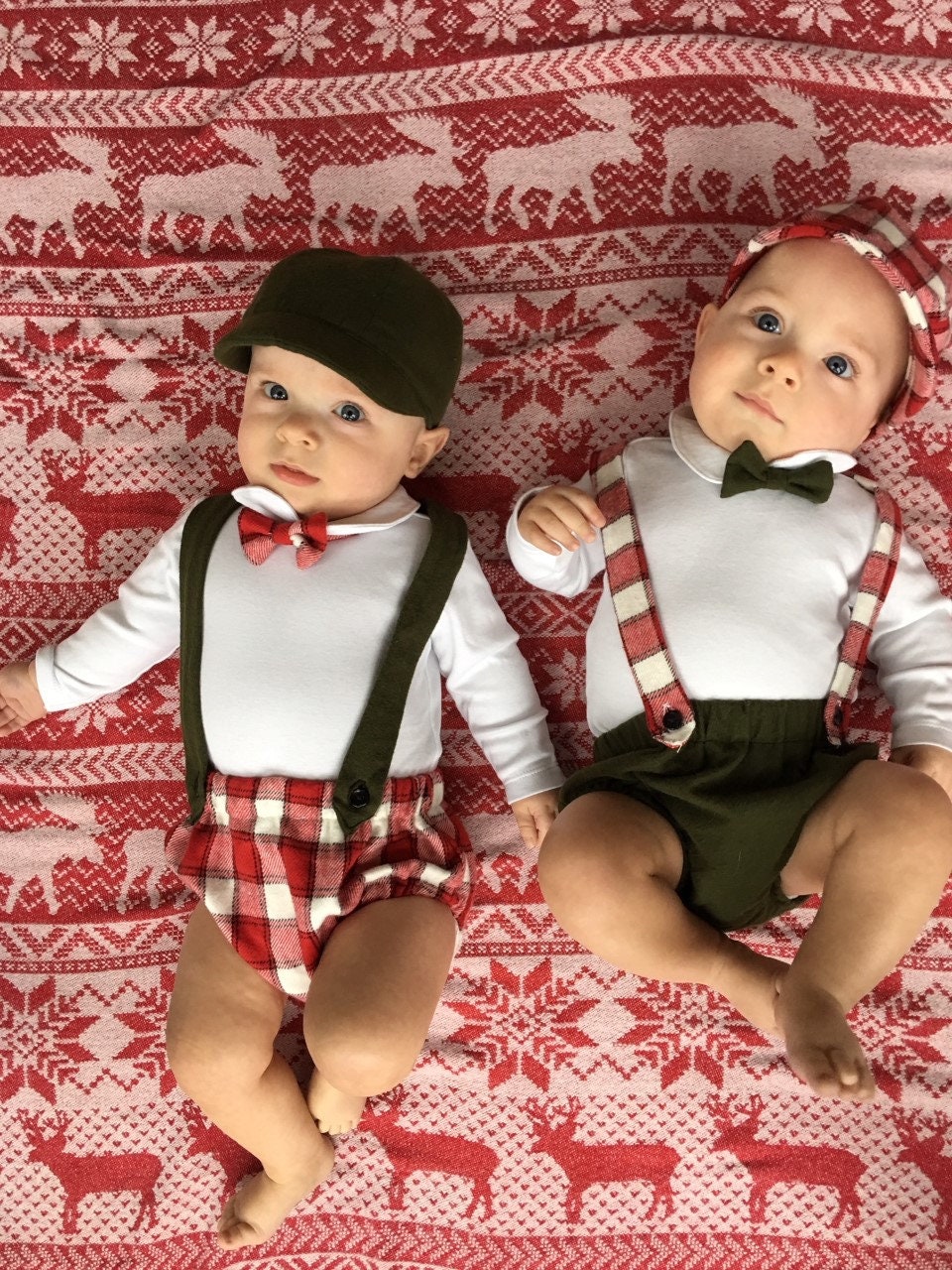 Christmas Baby boy bloomers boy photo shoot boy coming home Etsy