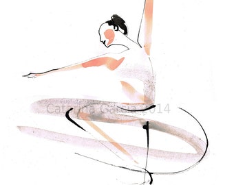 Ballerina Dance Drawing Photo paper poster & more