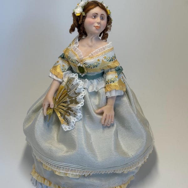 Handmade Antebellum Art Doll "Elizabeth"