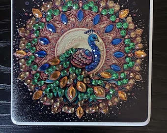 Peacock Compact Mirror