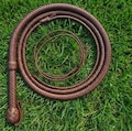 Handmade Brown Braided Leather Bullwhip \u2013 Indiana Jones Style Cosplay Prop, 4-24ft product logo