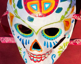 Festive nature design Calavera- Dia De Los Muertos mask decoration