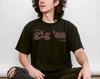 Texas Aggie Gameday Shirt, Gig Em College Football Fan Tee