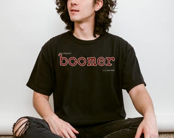He's Choosin Boomer Tee, Oklahoma Gameday Crimson College Football Shirt