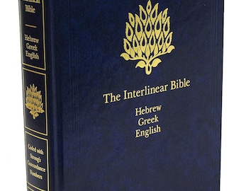 La Bibbia interlineare: ebraico-greco-inglese, copertina rigida –