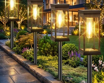 Waterproof Solar Landscape Lights for Garden & Walkway