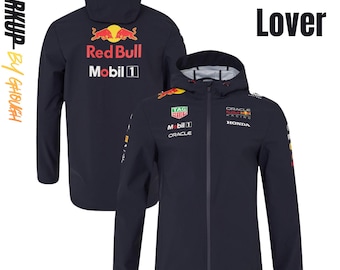 Red Bull Racing Jacke, Formel Streetwear Windjacke, Softshell Mantel