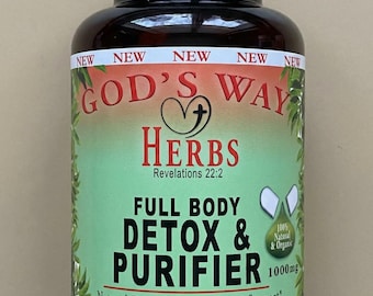 DETOX COMPLETO PER IL CORPO / Supporto naturale per la depurazione / Cardo mariano, radice di bardana, romice e chaparral (30-120 compresse)