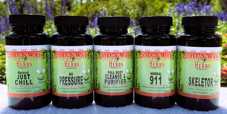 Full body Detox Herbal Supplement Bundle