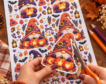 Pumpkin Gonk Stickers