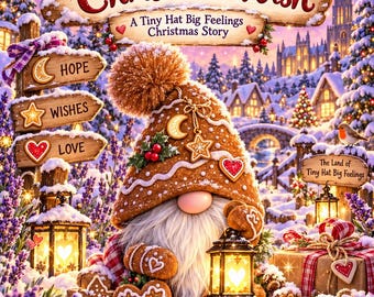 Gingerbread Gonk Christmas Story eBook: Hope, Wishes, Love (A4 PDF)