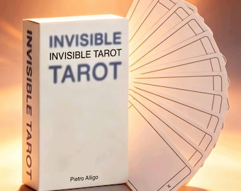 Invisible Tarot Deck | 78 Blank Cards for Custom Creation, Personal Divination