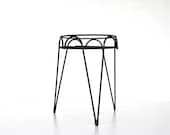 Mid Century Modern Black Plant Stand