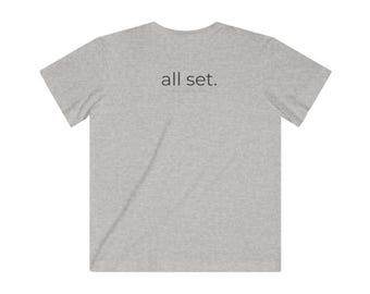 Youth Graphic Tee | Minimalist Boys Lifestyle Shirt | Honeysuckle Hair Studio Branding