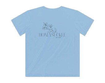 Floral Monogram Youth Tee | Minimalist Kids Shirt | Honeysuckle Edit Style