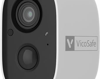 VicoHome 2K draadloze bewakingscamera, nachtzicht in kleur, AI-bewegingsdetectie, tweerichtingsgesprek