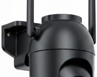 Beveiligingscamera voor buiten, 2K WiFi PTZ 360-bewaking, AI-bewegingsdetectie