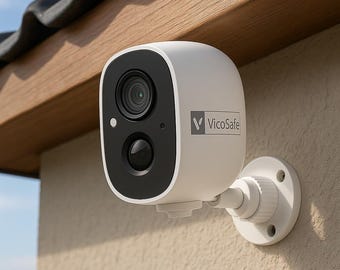 VicoHome-buitenbeveiligingscamera, 2K-kleurennachtzicht, AI-bewegingsdetectie, wifi op batterijen
