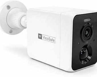 VicoHome draadloze buitencamera, Full HD wifi, nachtzicht in kleur, AI Motion, IP65