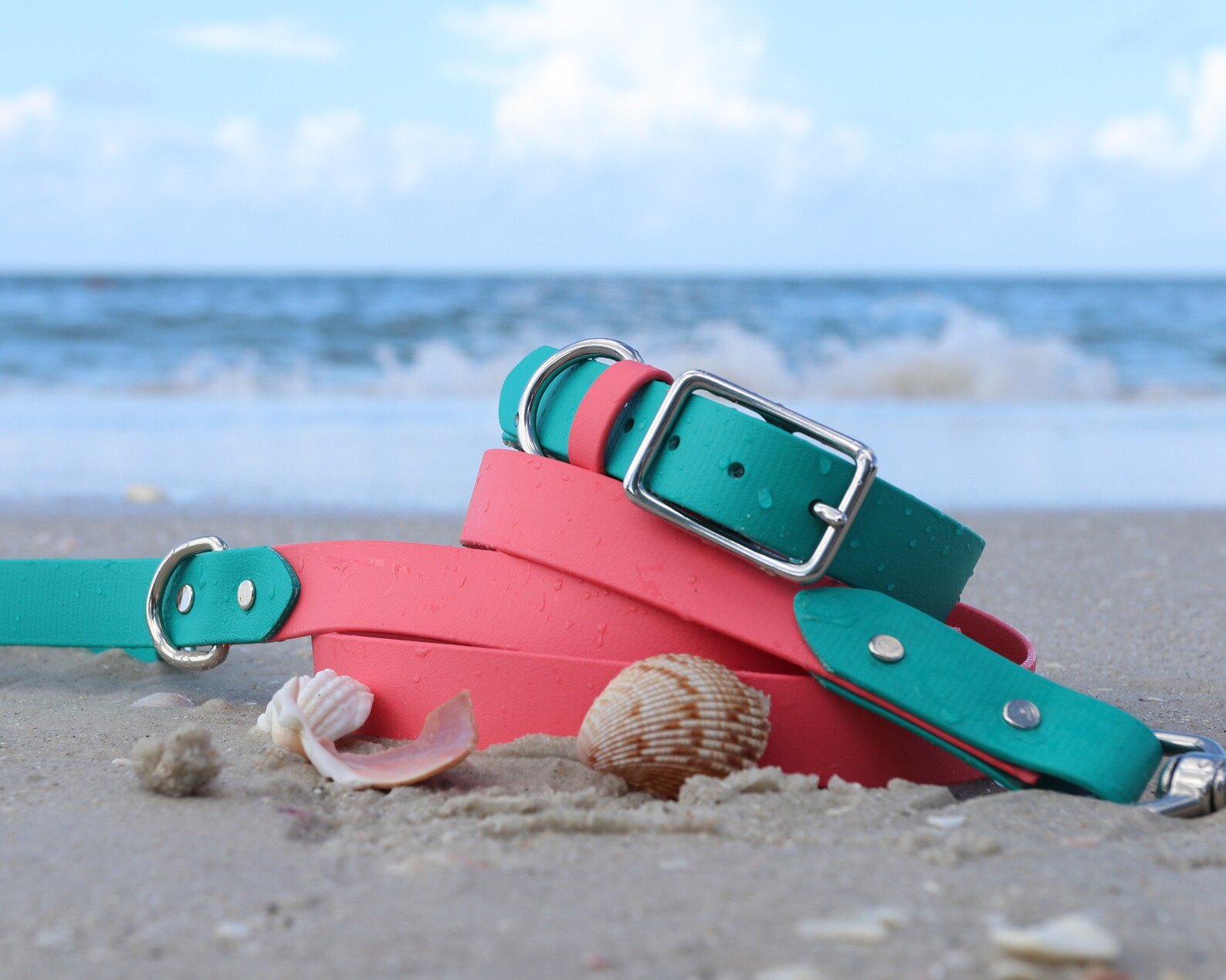 Waterproof Dog Collar With Twotone Color Options / Custom Dog Etsy