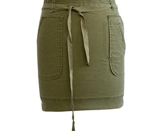 Y2K Marc by Marc Jacobs Armégrön Utility Cargo Minikjol Storlek 8