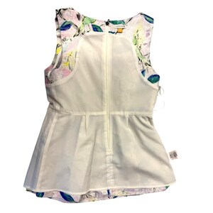 Leifsdottir Anthropologie Fairycore Metallic Brocade Empire Babydoll Top Sz 2 image 10
