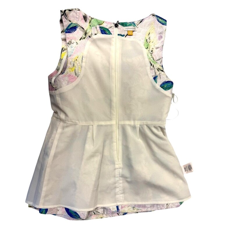 Leifsdottir Anthropologie Fairycore Metallic Brocade Empire Babydoll Top Sz 2 image 10