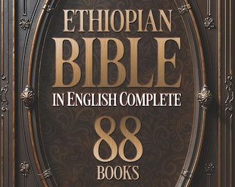 Biblia etíope en inglés, completa, 88 libros ilustrados, colección de libros apócrifos, edición de tapa dura.
