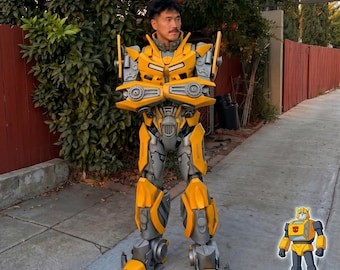 Bumblebee Cosplay Armor Costume Life Size Adult Wearable Robot Suit for Comic Con Events Movie Accurate Transformers Inspired Halloween wear