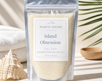 Narcissist Inspired Laundry Perfume Crystals | Long Lasting Coastal Scent Booster | Luxury Laundry Fragrance
