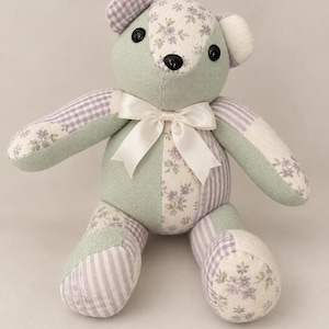 Handmade Memory Bear from Clothes | Personalised Keepsake, Memorial Gift