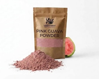 Pink Guava Powder | Natural Tropical Smoothie & Baking Ingredient (100g)