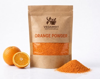 Pure Dehydrated Orange Powder | Natural Citrus Flavor for Baking, Smoothies
