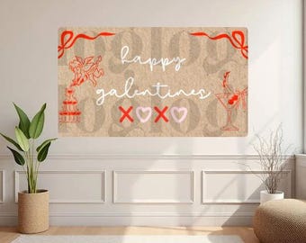 Feliz Día de las Amigas - Plantillas de banners personalizables con temática de San Valentín (5 incluidas)