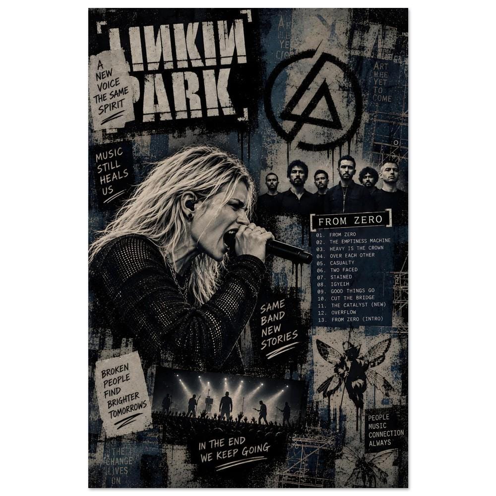 Linkin park poster - Etsy 日本