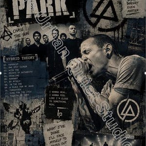 Linkin park poster - Etsy 日本