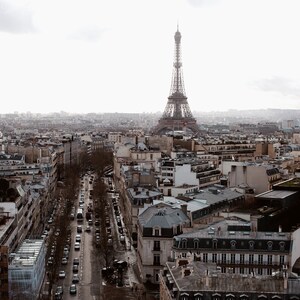 eiffel tower le cafe france paris europe holiday photography living room decor