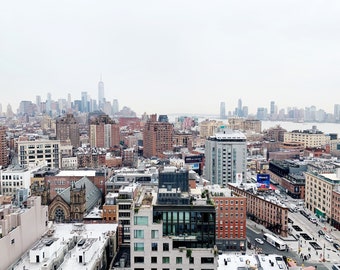 boho decor, new york city photography, adventure, wanderlust, travel photo, square print, nyc, home decor, skyline