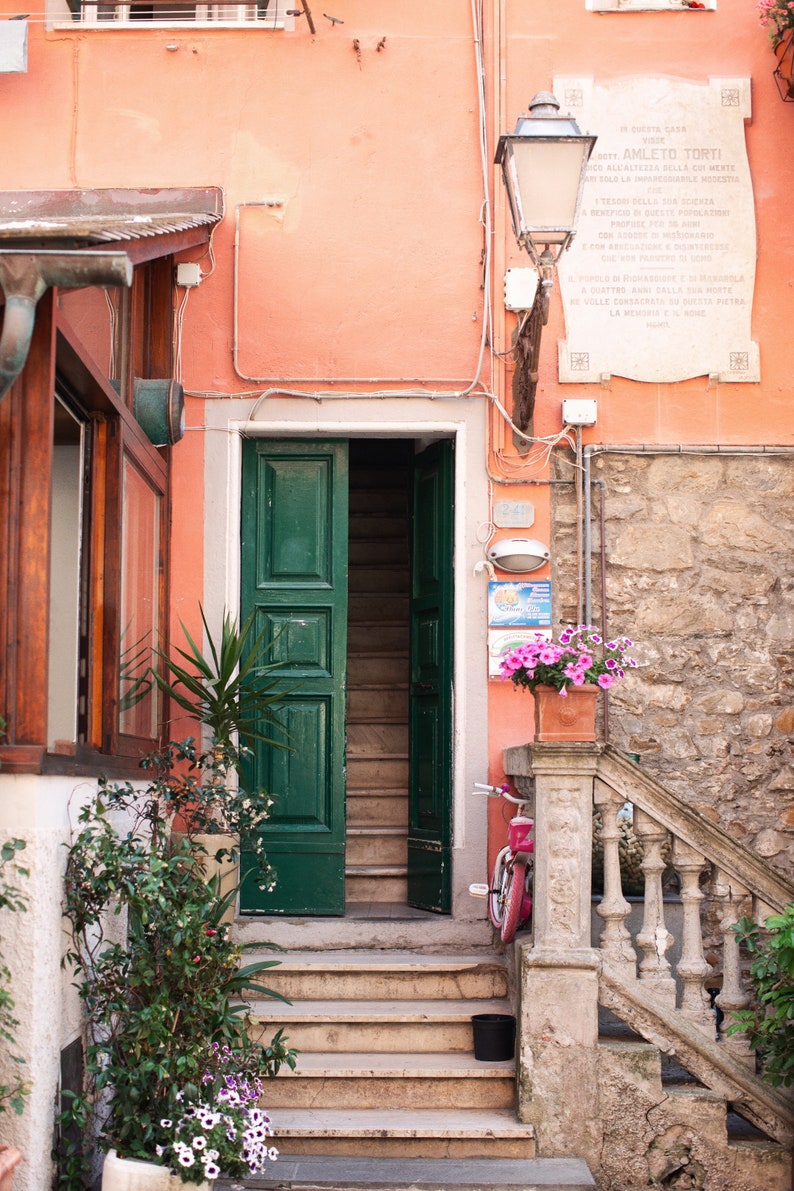 cinque terre italy photograph italian wanderlust travel photo europe adventure lemons travel foodie colorful photography image 1