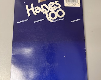 NEW Vintage Pantyhose Sheer Sandalfoot Size CD C D Hanes Little Color Womens