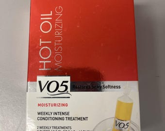 VO5 Hot Oil Moisturizing Weekly Intense Conditioning Treatment 2 Tubes
