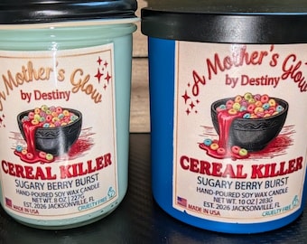 Cereal killer 100% soy wax candle
